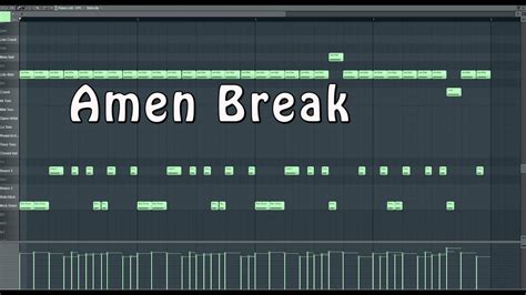 Amen Break Tutorial FL Studio YouTube