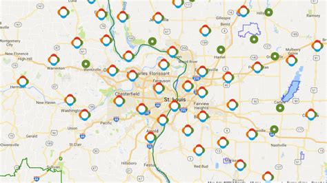 Ameren ue power outage map. This web app allows you to view map of Ameren's electric service territory, including the locations of substations, circuits, and outages. You can also explore various layers and filters to customize your map view. 