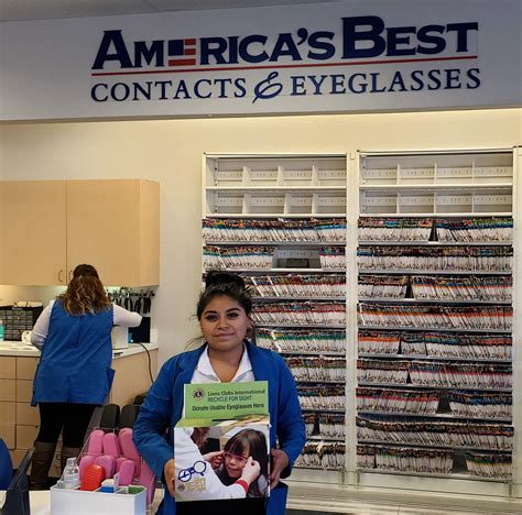 America best eyeglasses and contacts. 7 reviews and 16 photos of America's Best Contacts & Eyeglasses "Another awesome visit. I went in to pick up my new glasses . Jittaun noticed my left was scratched. It had just happened . She asked me if I wanted Dr Ryan to look at it . She said it was not a problem . I love this place . Thank you Amy and Dr. RYAN" 