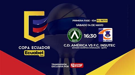 America de Quito vs FC Insutec - Scorebar