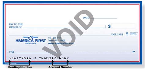 directly deposited into your American First Credit Union account, you'll get immediate access to your funds each payday. And, you'll eliminate the risk of check fraud and lost or stolen checks. In most cases, just take this form to your payroll/benefits department. American First Credit Union . Routing Number 322275607. 