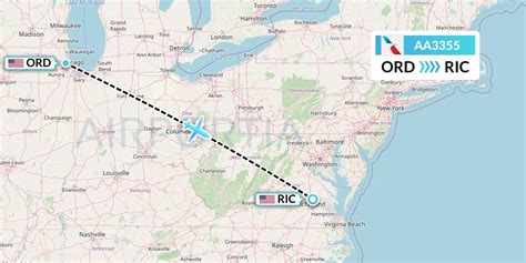 American Airlines Flights: Chicago (ORD) to Richmond (RIC)