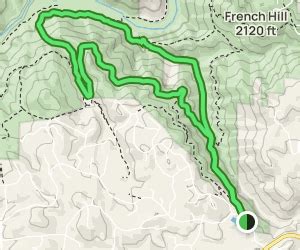 American Canyon Trail Loop Map, Guide - California