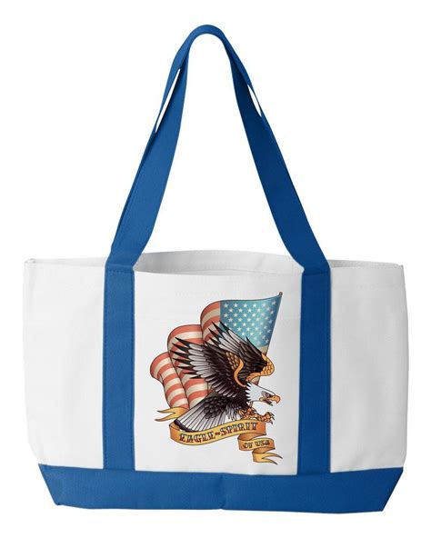 American Eagle Tote Bag - Etsy