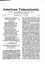 American Federationist Chart