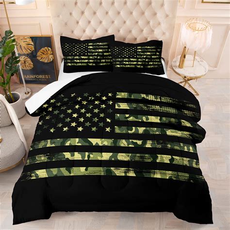 American Flag Comforter Bedding Set for Boys Teens,3D Twin …