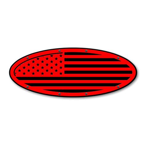 American Flag Oval Replacement - Fits Multiple Ford® Trucks