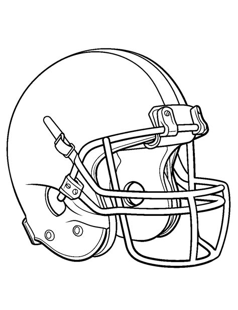 American Football Coloring Page Free Printable Coloring Pages