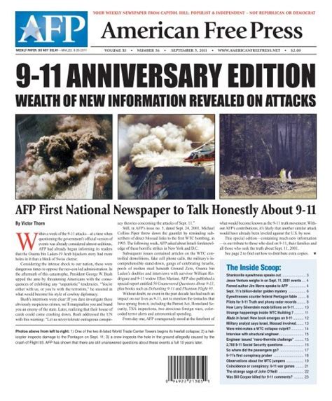 American Free Press 911 Tenth Anniversary Issue