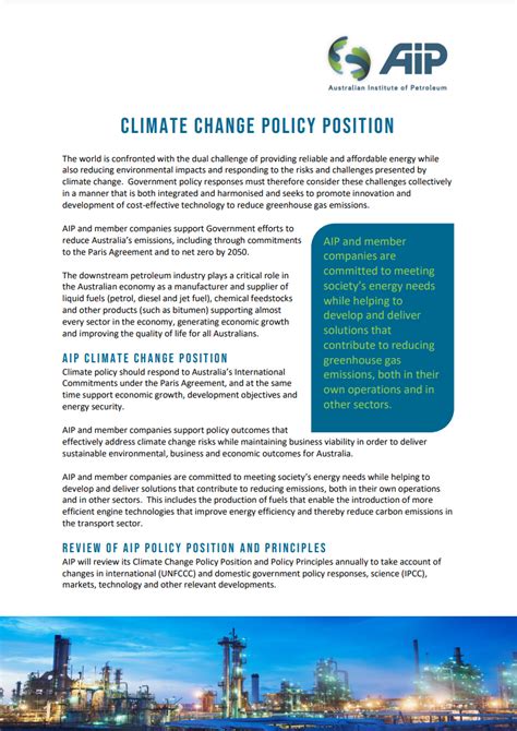 American Geophysical Union Climate Change Position Statement August 2013