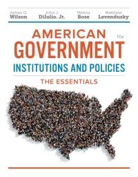 American Government Essentials Edition