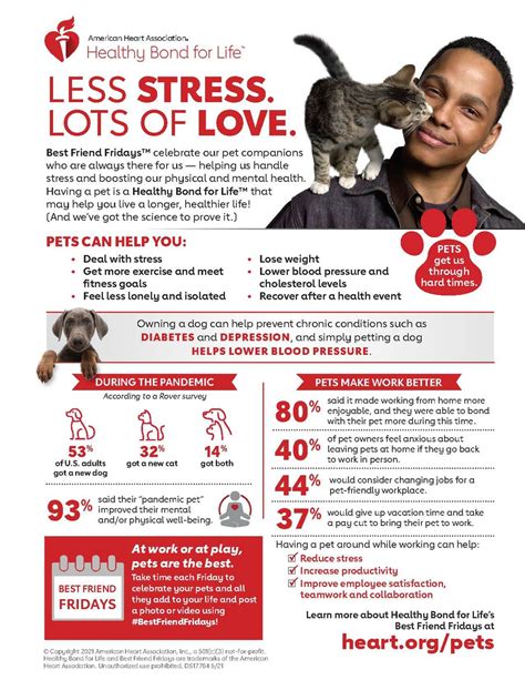 American Heart Association on Instagram: "Pets are great companions …