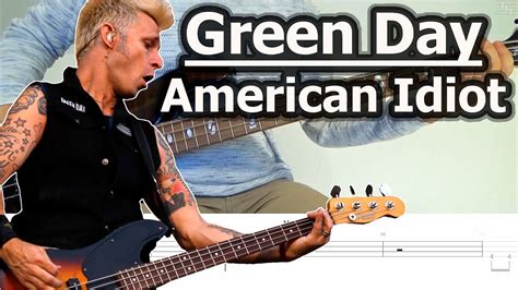 American Idiot Bass Tabs - Green Day @ BigBassTabs.com