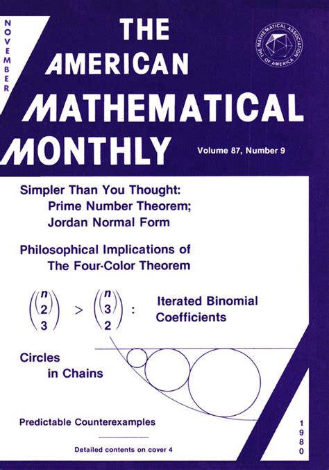 American Mathematical Monthly Philip Protter
