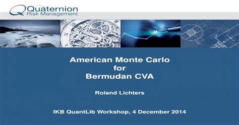 American Monte Carlo for Bermudan CVA - QuantLib