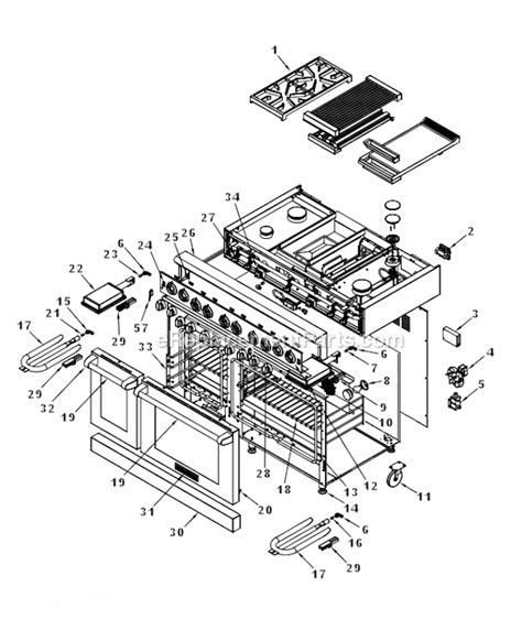 American Range ARRG Model Parts