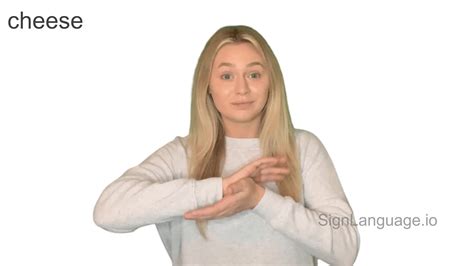 American Sign Language ASL Video Dictionary - cheese