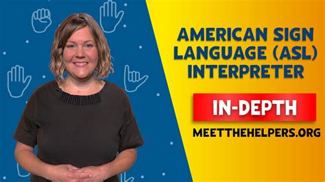 American Sign Language Interpreter Sign Language Master