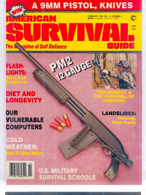 American Survival Guide Magazine April 1992 Volume 14 Number 4