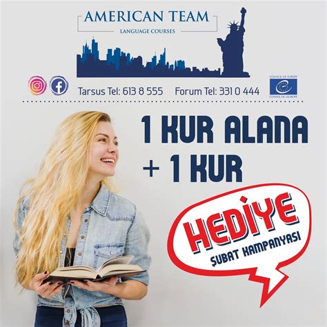 American Team Dil Okulları Mersin Dil Kursları. 