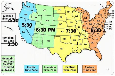 American Time Zones Map Get Latest Map Update