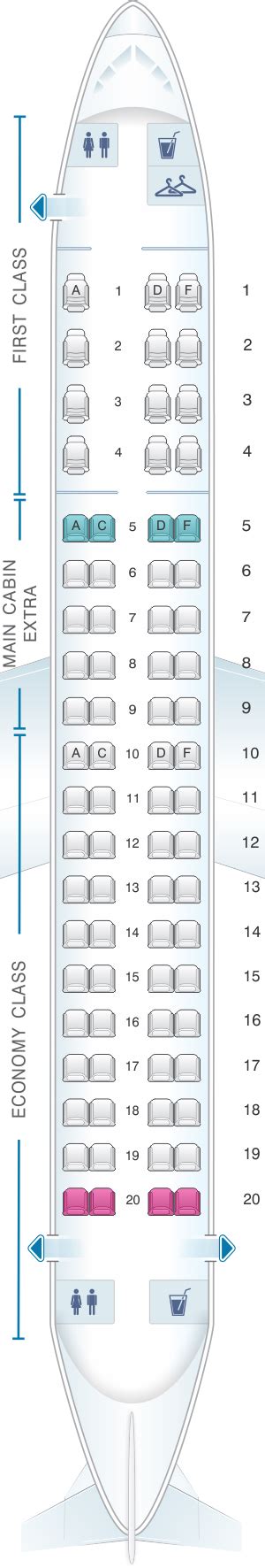 American airlines embraer 175 seat map. Seat Width: The distance between the inner sides of the armrests on a seat. Seat Recline: The distance between a seat back in its full upright and full recline position. View Embraer EMB 175 seating and specifications on United aircraft using this United Airlines seating chart. 