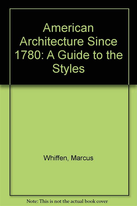 American architecture since 1780 a guide to the styles. - Manual de tecnologia electrica y electronica.