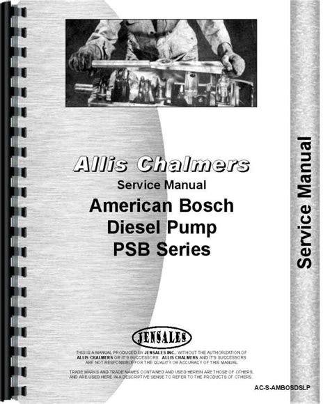 American bosch injection pump service manual. - Manuale di servizio per miniescavatore yanmar b50.