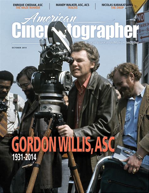 American cinematographer. American Cinematographer is the world’s leading journal on motion-imaging techniques, with a special focus on the entertainment industry’s most innovative and talented directors of photography. 