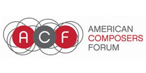 American composers forum. Feb 12, 2024 · Monday, February 12th, 2024. American Composers Forum (ACF) is pleased to announce the opening of applications for the 2024 ACF | create program, which supports the creation and presentation of new works by early-career music creators based in Minnesota or the five boroughs of New York City. To be eligible, artists must have been residents for ... 