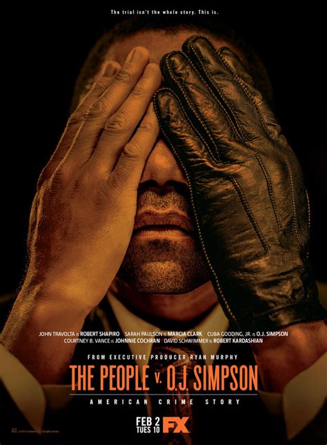 American crime story the people vs oj. David Schwimmer is a co-founder of Lookingglass Theatre, where he has acted in and directed many productions including Trust, Our Town, West, The Master and Margarita, The Jungle, Eye of the Beholder, The Odyssey, The Idiot, Of One Blood and Joy Gregory's adaptation of Studs Terkel's book Race. He starred in the … 