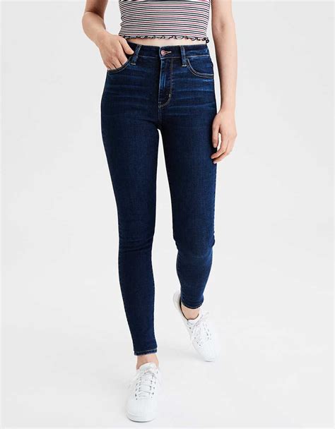 American Eagle High Rise Jegging Stretch Size 8 Short Brilliant Blue. $31.44. Was: $36.99. $2.99 shipping. American Eagle AE Women’s Jeans Sz 12 R Jegging Crop Dark Wash Super Stretch NEW. $24.99. or Best Offer. $8.99 shipping. 13 watching. American Eagle Next Level Stretch Highest Rise Jegging Women’s Size 18 Long.. American eagle high rise jegging