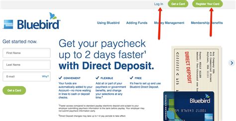 The Bluebird Prepaid Debit Account and card are availa