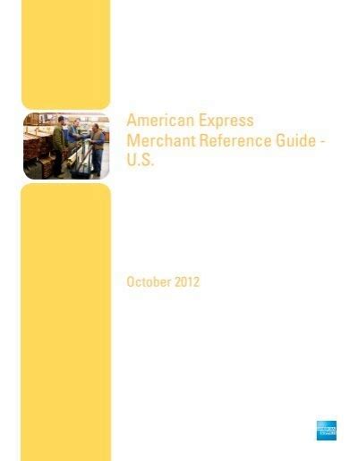 American express merchant reference guide u s. - Practical guide to u s taxation of international transactions 7th edition.