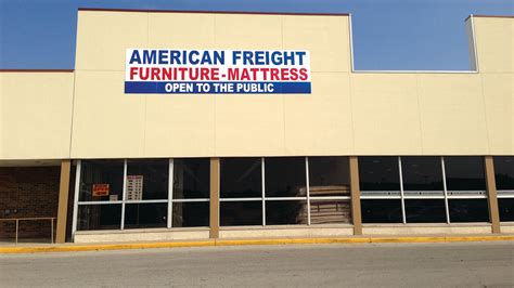 American Freight Furniture and Mattress is a discount furniture and mattress store open to the public. 2002 Glenn Park Drive, B, Champaign, IL 61821. 