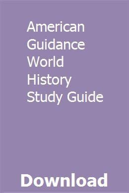American guidance world history study guide. - Walter benjamin 1927 1930 v 2 pt 1 selected writings.