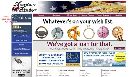 American heritage federal credit union login. Please enter your User IDHelp. User ID. Password 