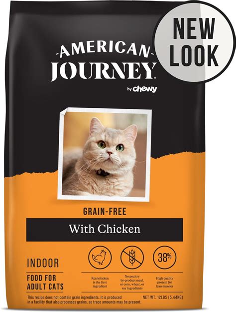 American journey cat food. Transition Instructions. Gradually transition by adding a small amount of American Journey to your cat's current diet, gradually reducing the amount of the current diet and increasing the amount of American Journey for 7-10 days until the transition is complete. For sensitive cats, we recommend a 10 - 14 day transition. 
