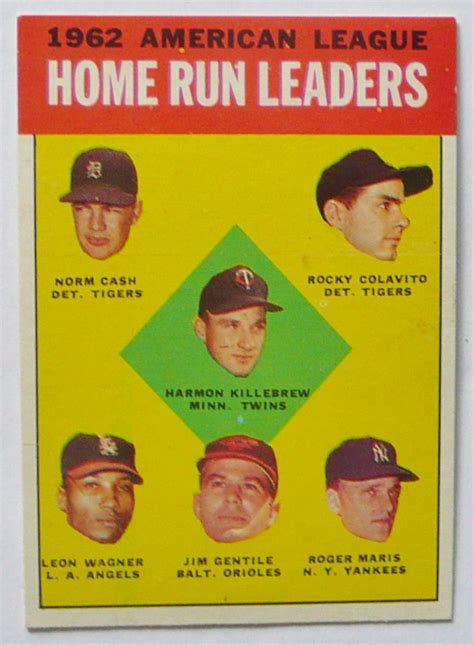 American league home run leaders. The code to write the single season home runs league splits was developed in 2005, launched during 2006 and made possible by your support — please continue helping us create these kinds of pages by supporting our site. The American League single season record for home runs was set in 1961 by Roger Maris of the New York Yankees. The National ... 