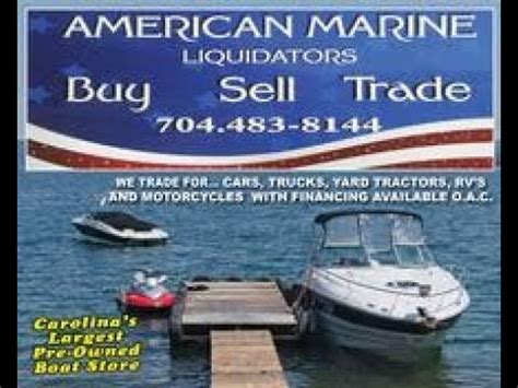 American Marine Liquidators is a marine dealership located in Denver, NC. We sell new and pre-owned Boats, Motorcycles and Cars from BMW, Sea-Doo, Yamaha and Suzuki with excellent financing and pricing options. American Marine Liquidators offers service and parts, and proudly serves the areas of Gastonia, Charlotte, Hickory and Stateville.. 