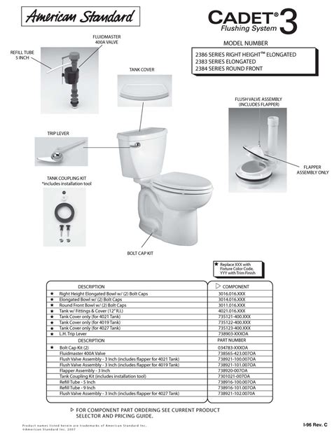 American standard toilet hardware repair manuals. - Movimenti di risveglio nel mondo protestante.