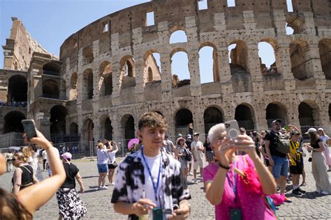 American who filmed tourist carving name in Colosseum ‘dumbfounded’ as hunt for culprit intensifies