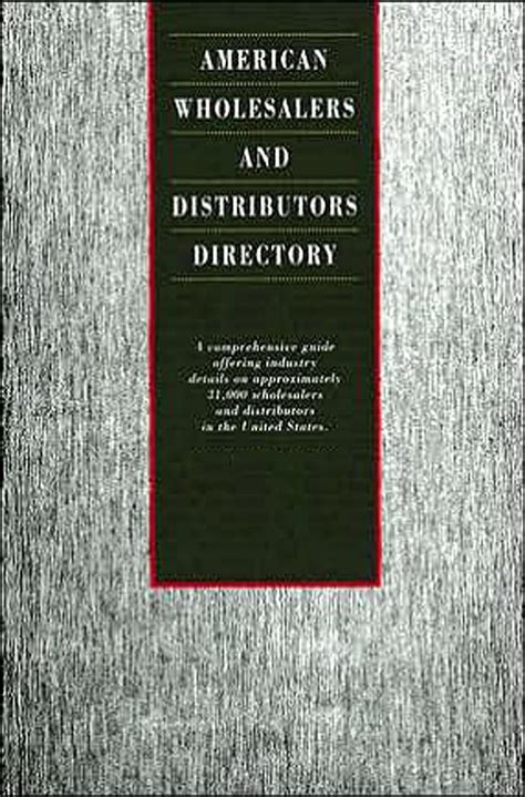 American wholesalers and distributors directory a comprehensive guide offering industry. - Apuntes y reflexiones para una historia de saltillo.