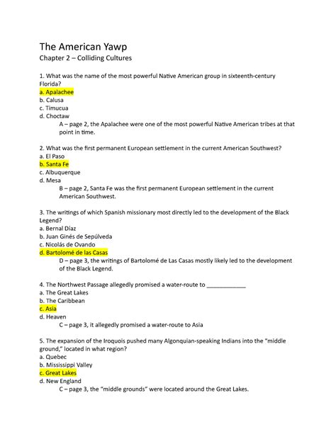 American yawp chapter 2 answers. Things To Know About American yawp chapter 2 answers. 