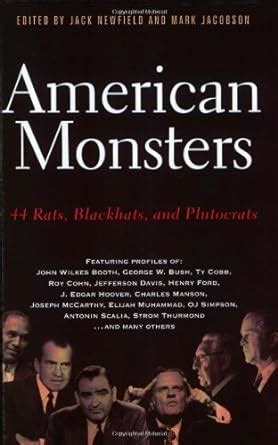 Download American Monsters 44 Rats Blackhats And Plutocrats By Jack Newfield