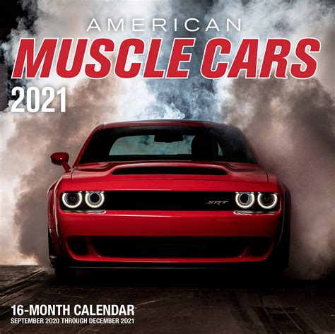 Full Download American Muscle Cars 2020 16Month Calendar  September 2019 Through December 2020 By Editors Of Motorbooks