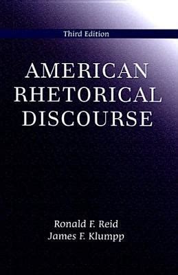 Read American Rhetorical Discourse By Ronald F Reid