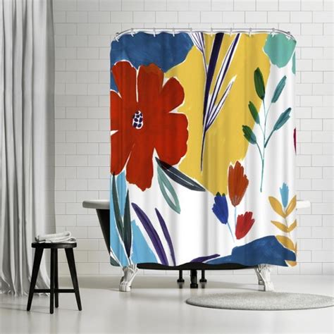 Americanflat 71" x 74" Shower Curtain, Cheerfulness I by PI