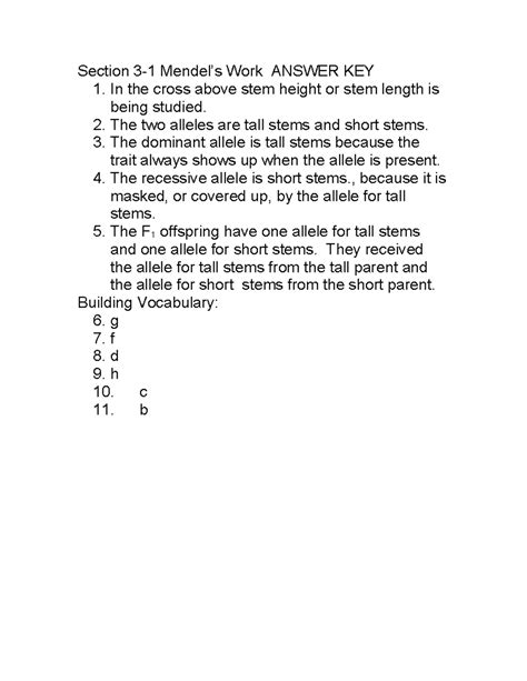 Americans Work Answer Key Section 3