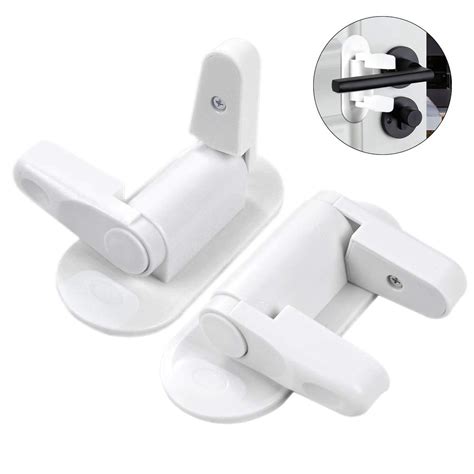 Amerteer 2 Pack Door Lever Lock for Child Safety,Baby Safety Child ...